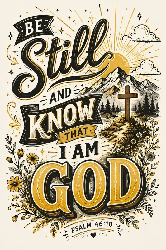 Faithfilled Christian Typography Art