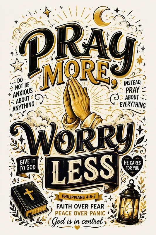 Faithfilled Christian Typography Art