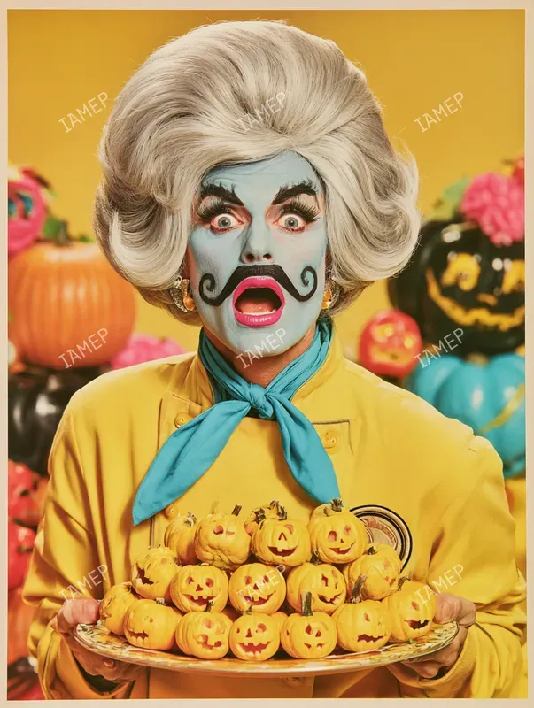 Campy Retro Halloween Portraits