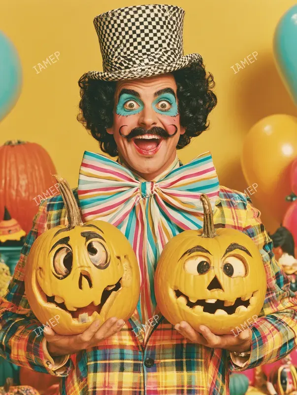 Campy Retro Halloween Portraits