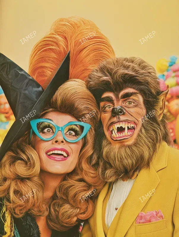 Campy Retro Halloween Portraits