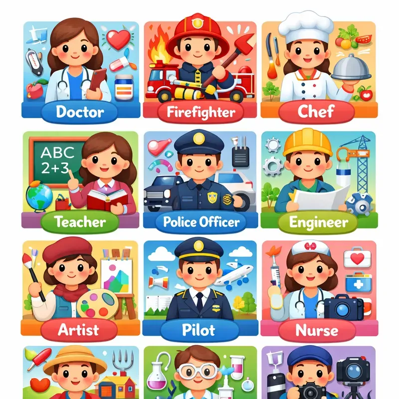 Cute Themed Grid Posters