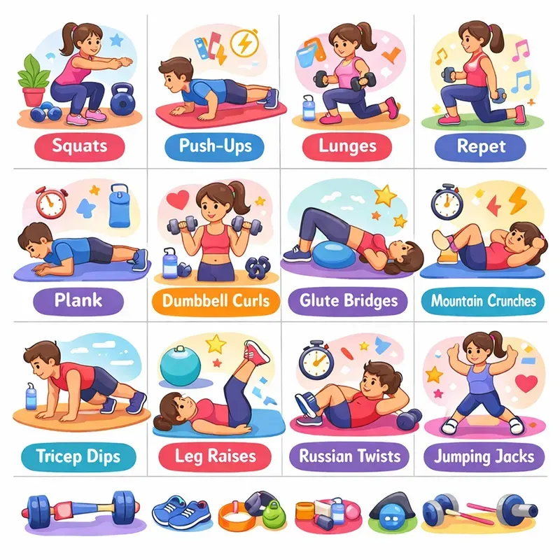Cute Themed Grid Posters