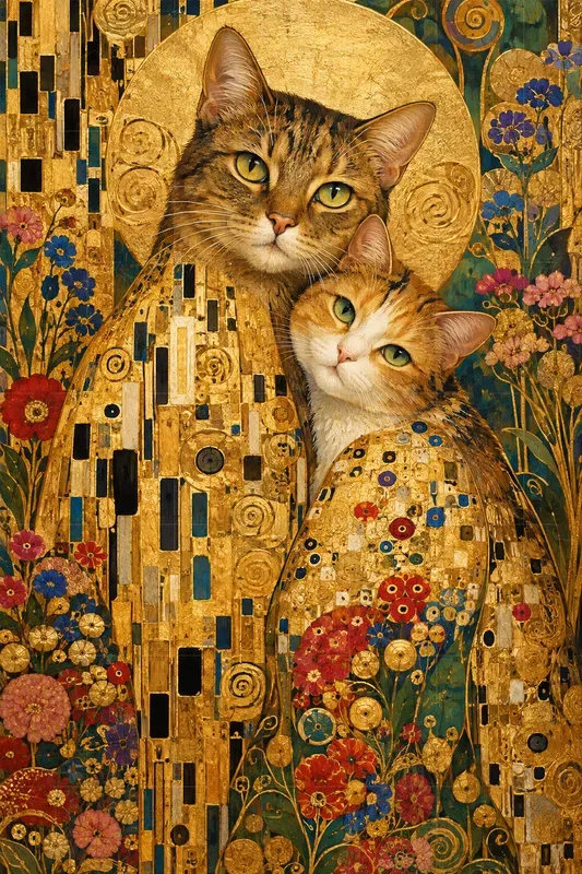 Gustav Klimt Inspired Art Generator