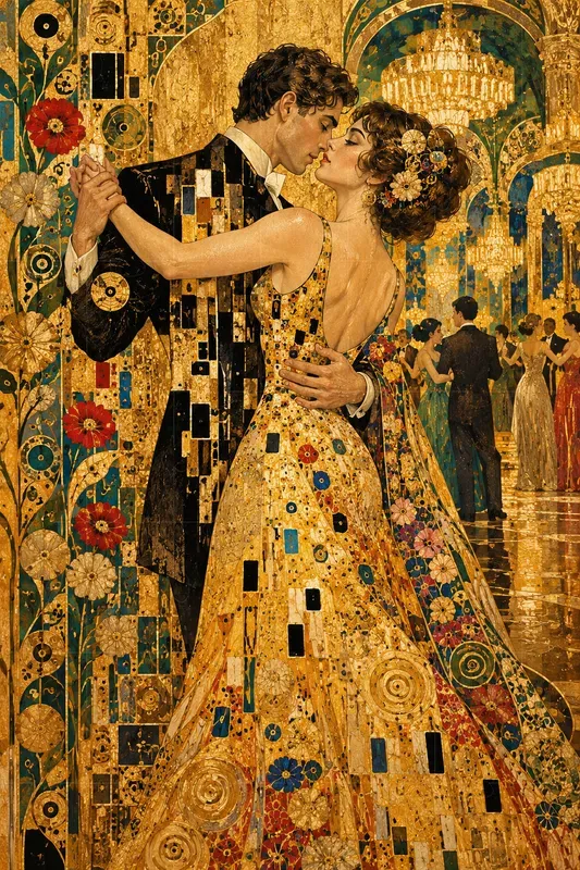 Gustav Klimt Inspired Art Generator