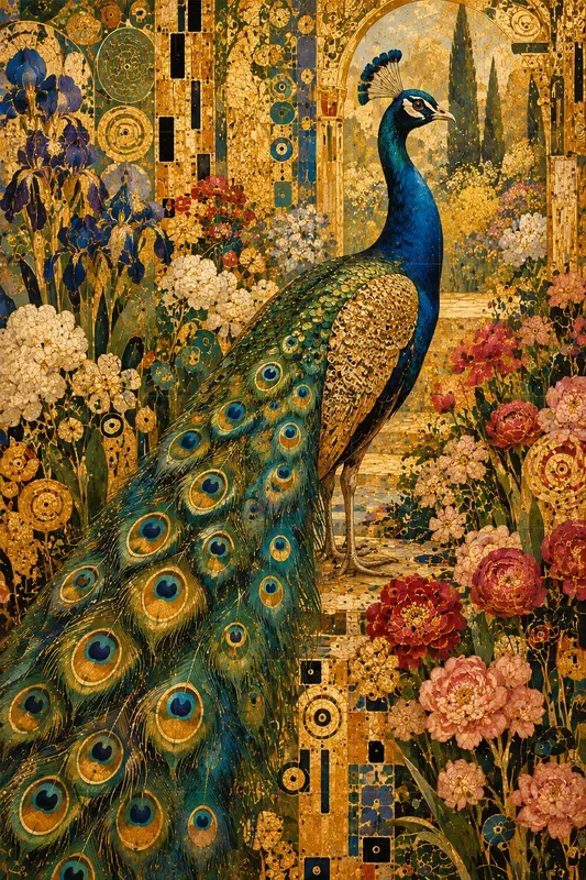 Gustav Klimt Inspired Art Generator