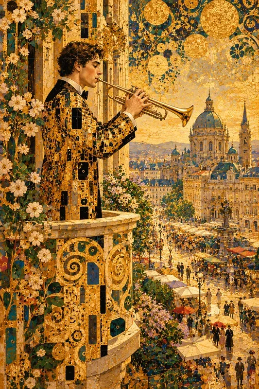 Gustav Klimt Inspired Art Generator