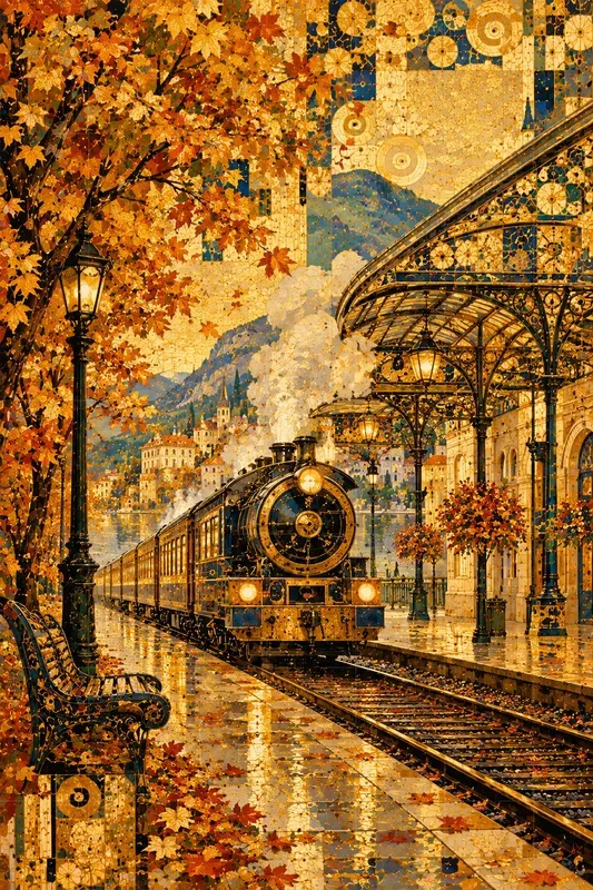Gustav Klimt Inspired Art Generator