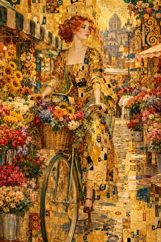Gustav Klimt Inspired Art Generator