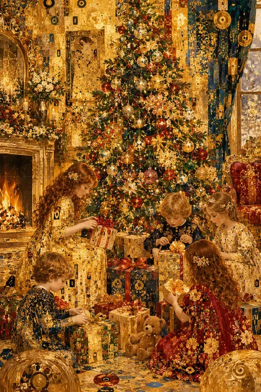 Gustav Klimt Inspired Art Generator