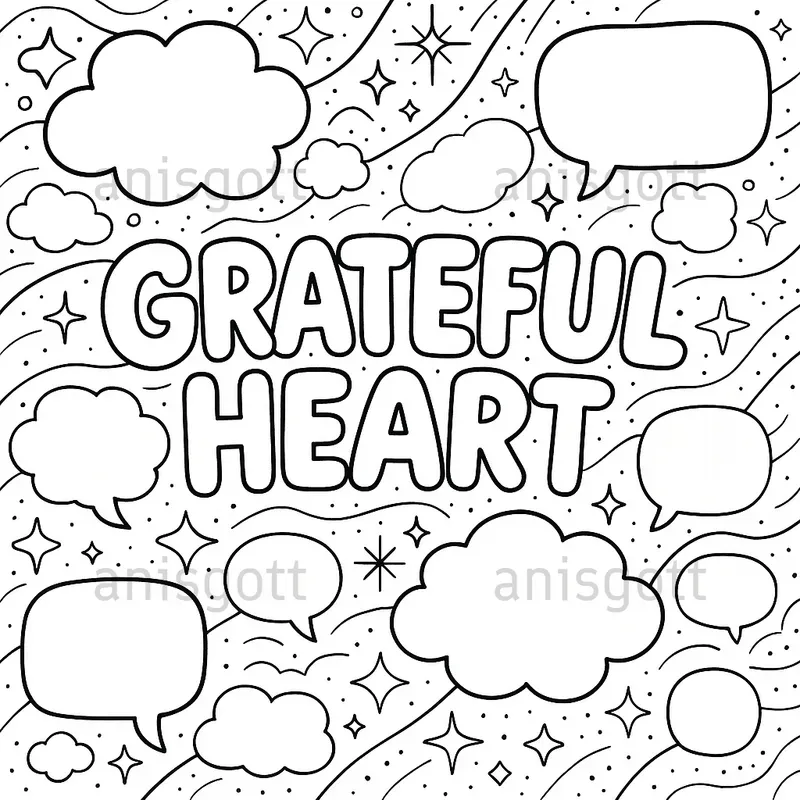 Gentle Journal Selfcare Coloring Pages