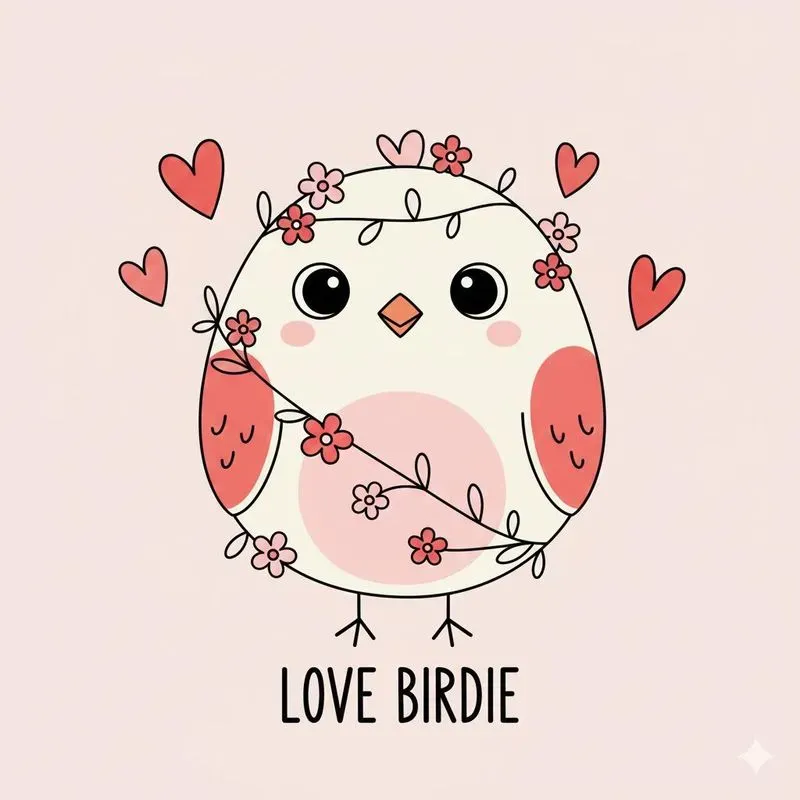 Cute Valentine Love Hand Drawn Doodles