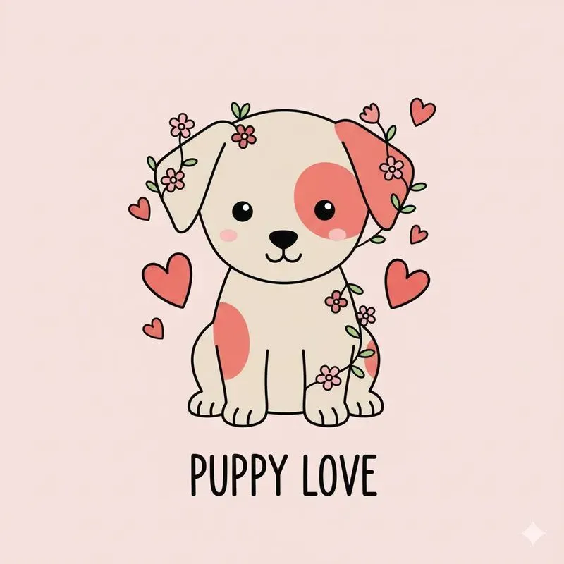 Cute Valentine Love Hand Drawn Doodles