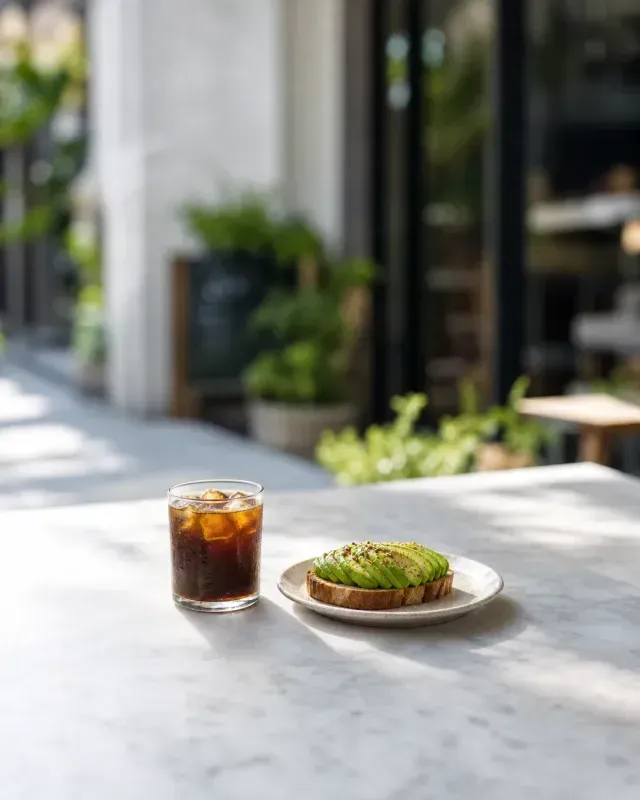 Minimalist Cafe Food And Drink Flatlays