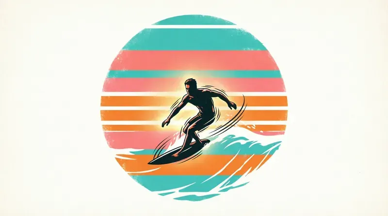 Retro 80s Sunset Tshirt Designs