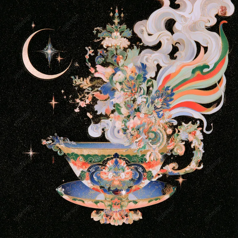 Smoke And Silk Fantasy Art