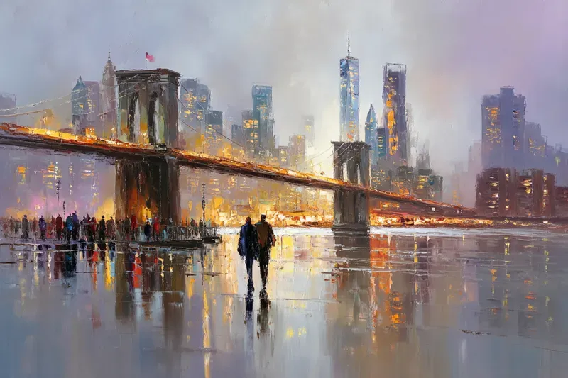 Romantic City Oil Paintings Generator