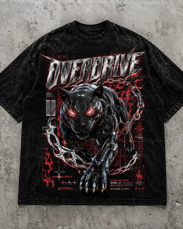 Y2k Cyberpunk Streetwear Tshirt Prints