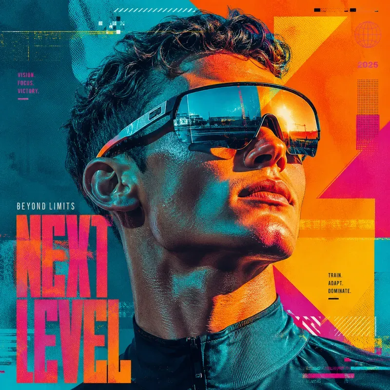 Neon Pop Portrait Posters