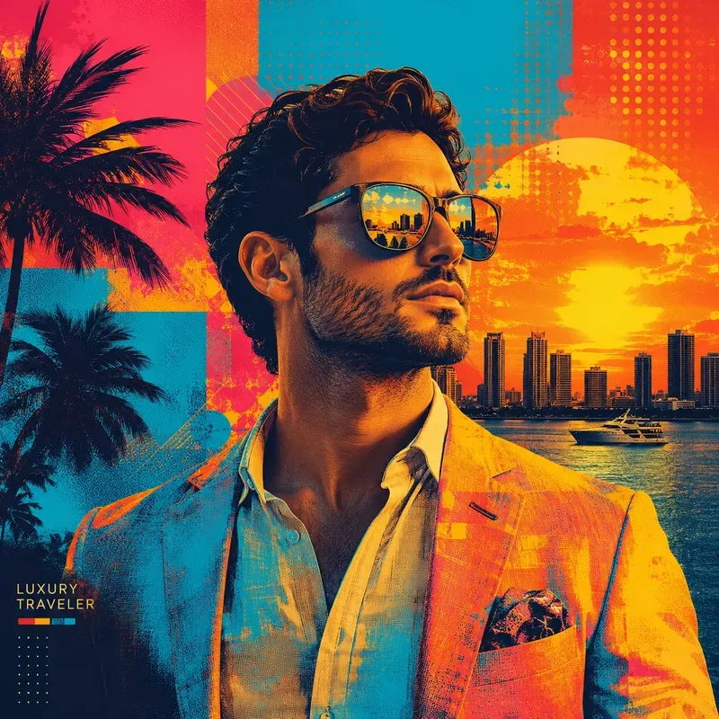 Neon Pop Portrait Posters