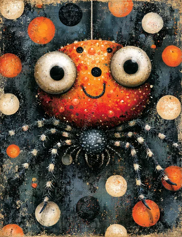 Whimsical Halloween Etsy Ephemera Pages