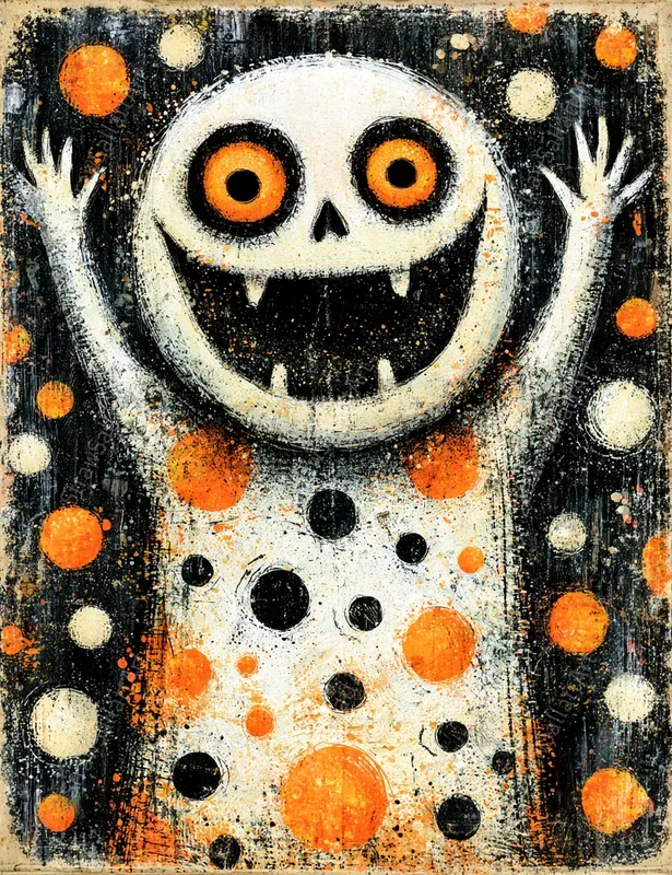 Whimsical Halloween Etsy Ephemera Pages