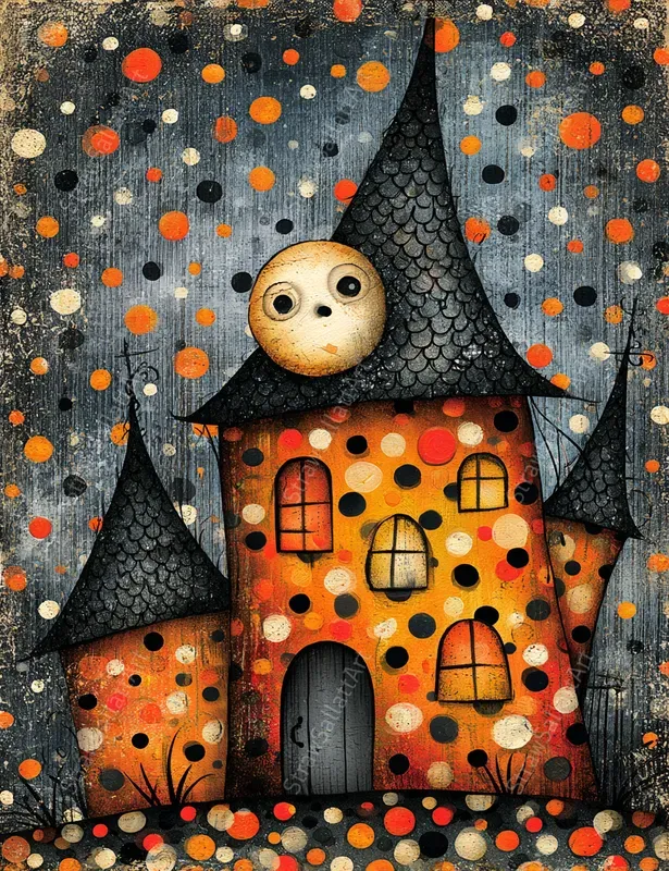 Whimsical Halloween Etsy Ephemera Pages