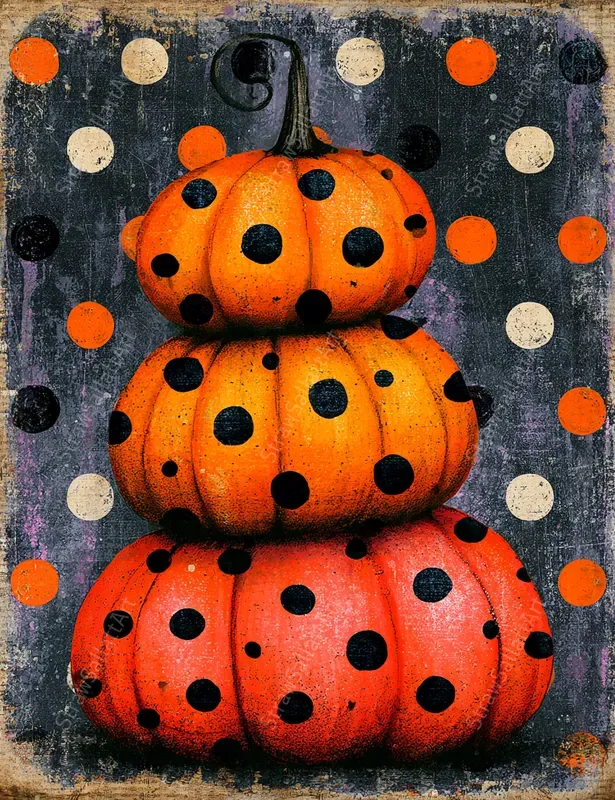 Whimsical Halloween Etsy Ephemera Pages