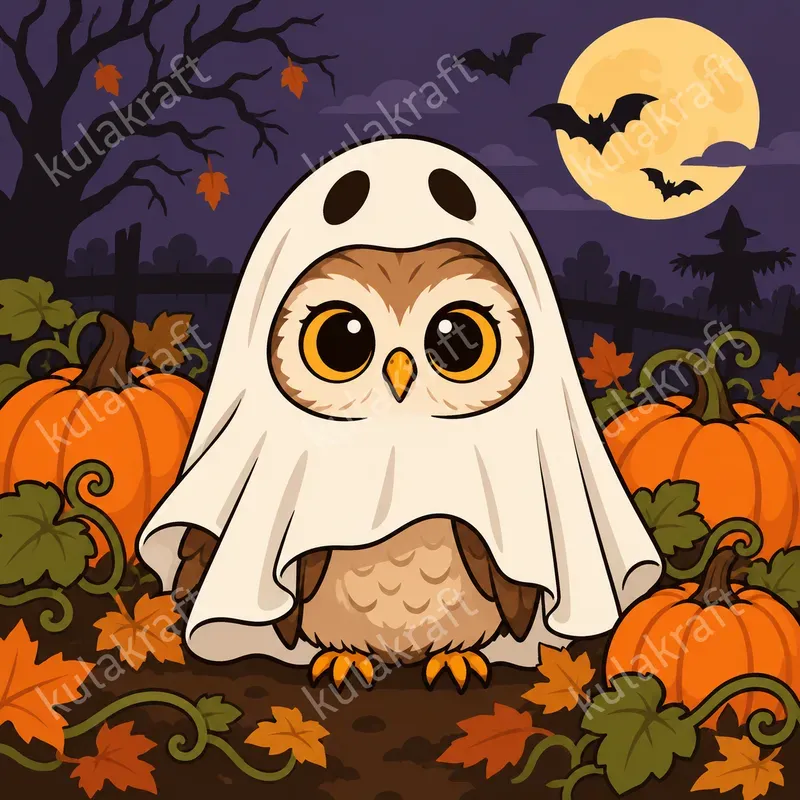 Spooky Pet Portrait Cliparts