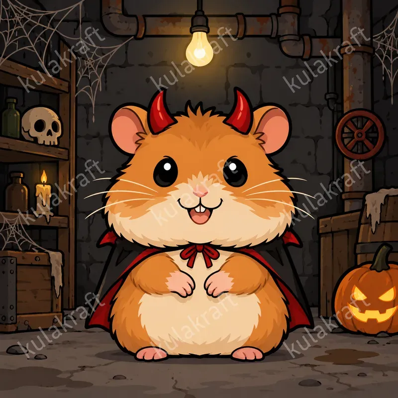 Spooky Pet Portrait Cliparts
