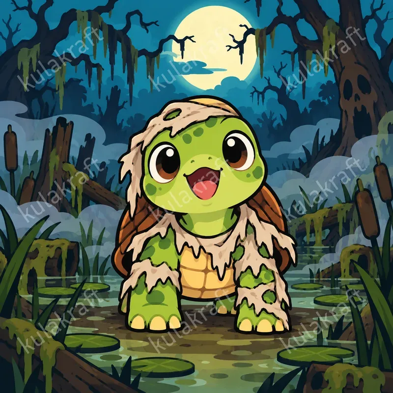 Spooky Pet Portrait Cliparts