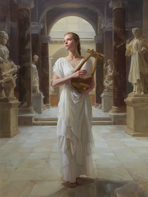 Neoclassical Oil Paintings