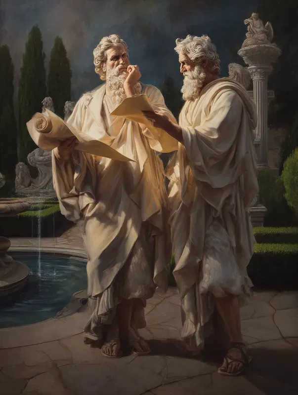 Neoclassical Oil Paintings