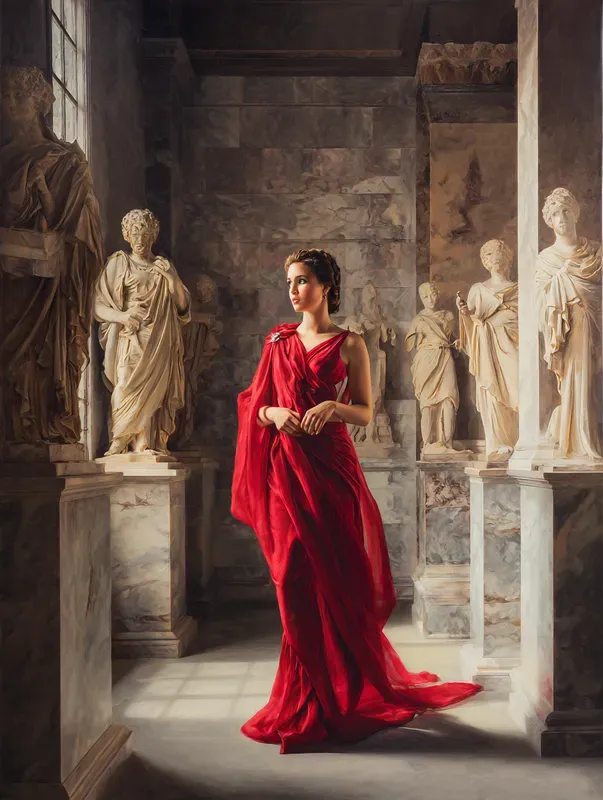 Neoclassical Oil Paintings