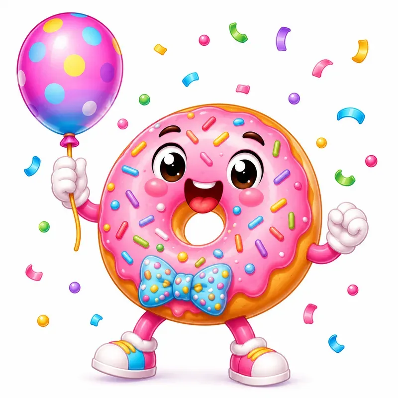 Cute Birthday Party Mascot Kits