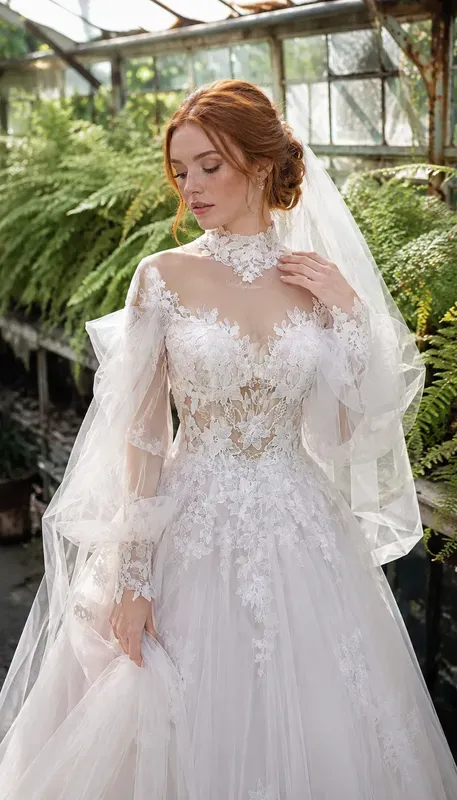 Conservatory Bridal Portraiture