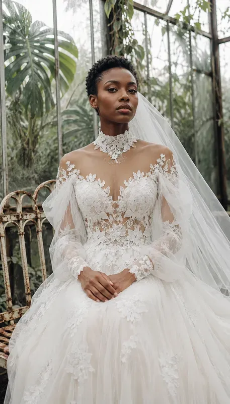 Conservatory Bridal Portraiture