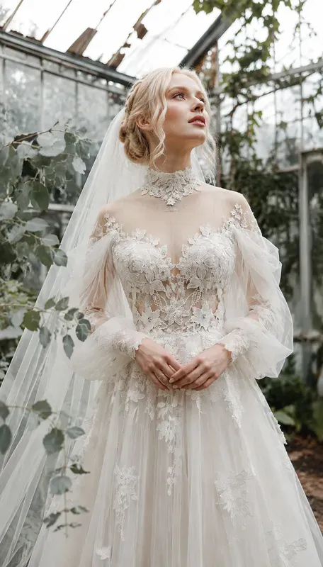 Conservatory Bridal Portraiture