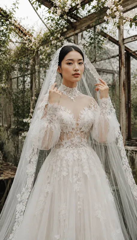 Conservatory Bridal Portraiture