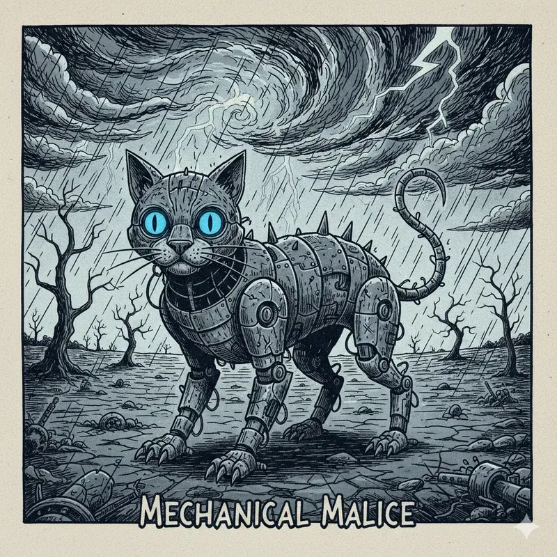 Dark Cartoon Horror Illustrations