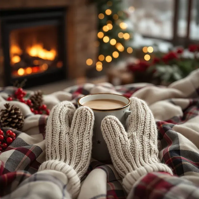 Cozy Christmas Aesthetic Holiday Photos