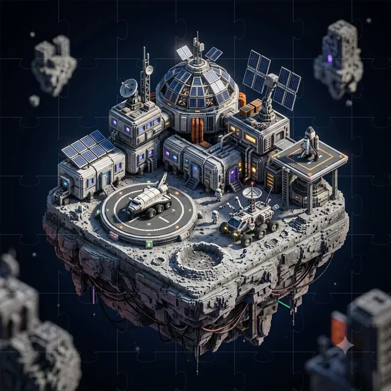 3D Isometric Mini World Dioramas