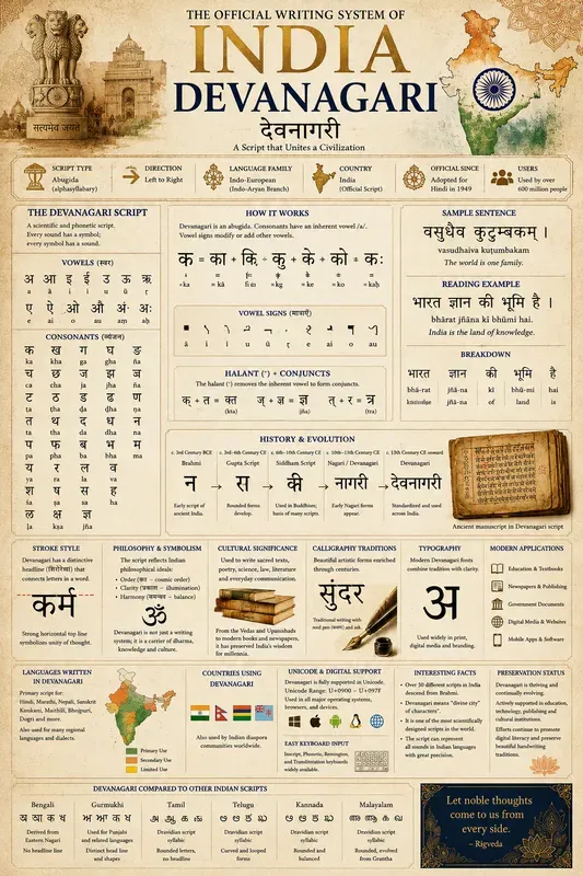 World Writing System Infographics