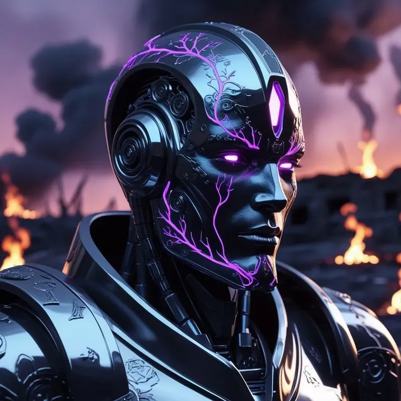 Cinematic Warrior Robot Heads 5d