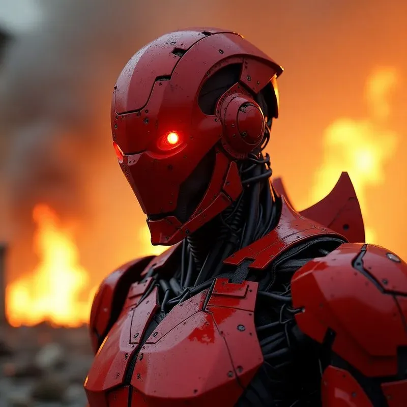 Cinematic Warrior Robot Heads 5d