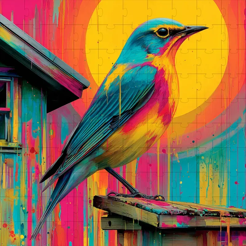 Painted Pop Neon Drip Halos
