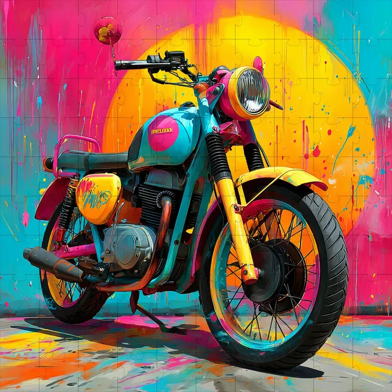 Painted Pop Neon Drip Halos