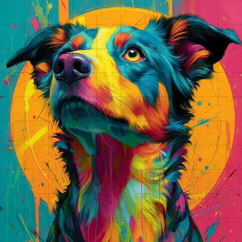 Painted Pop Neon Drip Halos