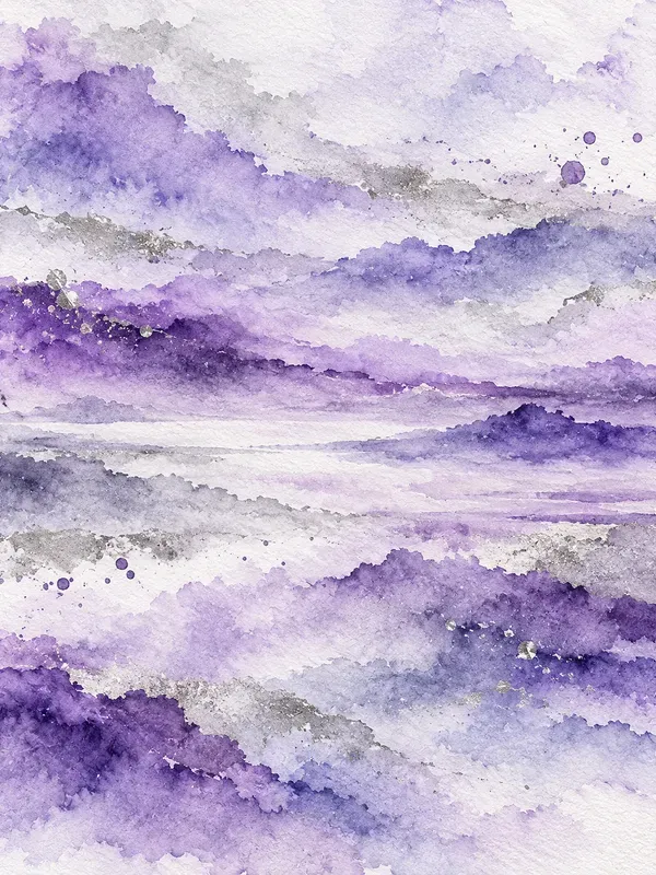Dreamy Cloud Watercolor Deckled Papers