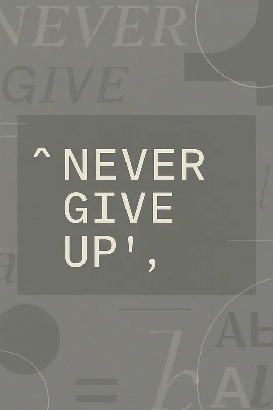 Text In The Background